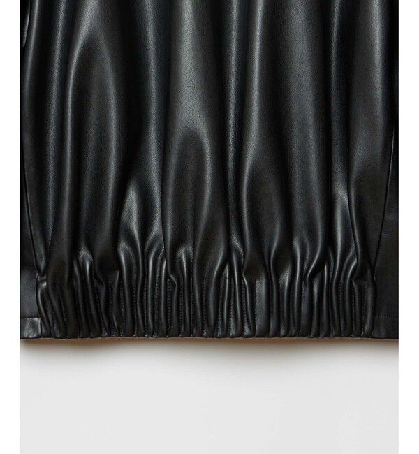 allureville「フェイクレザーステンカラーブルゾン」|その他|