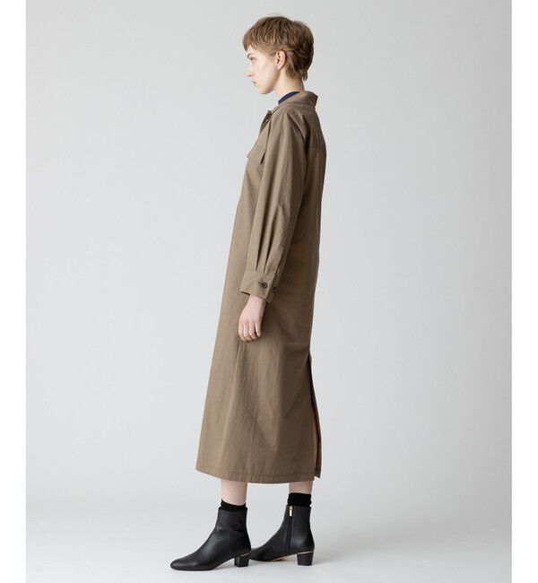 allureville「レースアップシャツワンピース」|ワンピース|