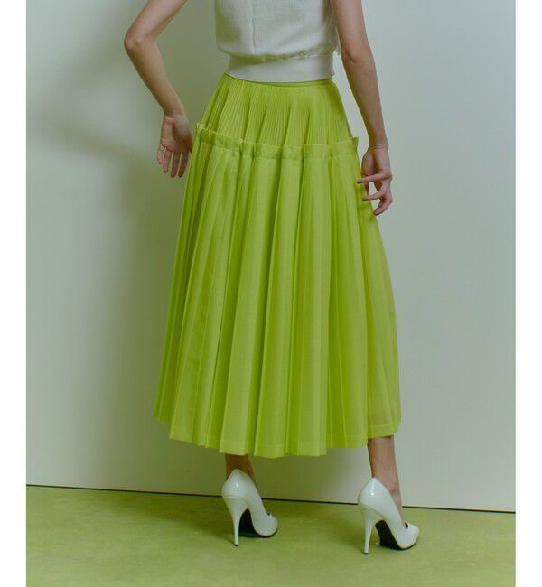 LOULOU WILLOUGHBY「【LOULOU WILLOUGHBY】カールマイヤープリーツスカート」|スカート|