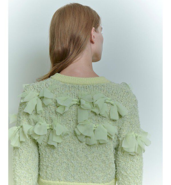 LOULOU WILLOUGHBY「【LOULOU WILLOUGHBY】ペタルパピヨンカーディガン」|カーディガン|