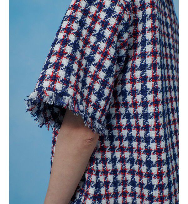 LOULOU WILLOUGHBY「【LOULOU WILLOUGHBY】トリコロールツイードワンピース」|チュニック|