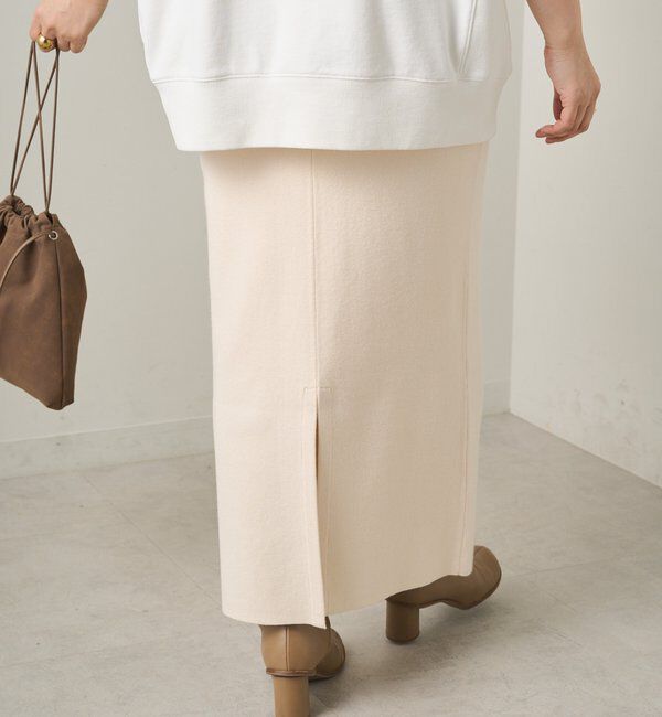  「総針ニットナロースカート」|スカート|