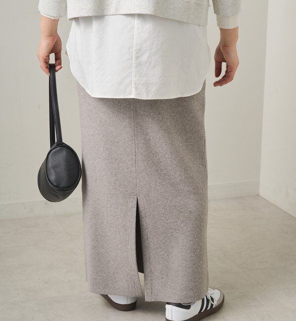  「総針ニットナロースカート」|スカート|