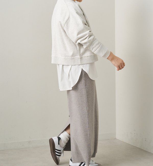  「総針ニットナロースカート」|スカート|
