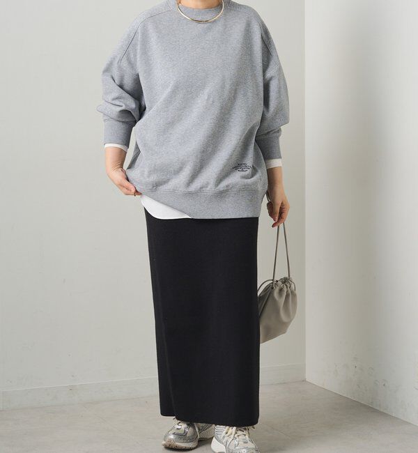  「総針ニットナロースカート」|スカート|