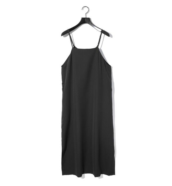 MIDIUMISOLID「MIDIUMISOLID for Ladies 2WAYキャミソールワンピース」|ワンピース|ブラック