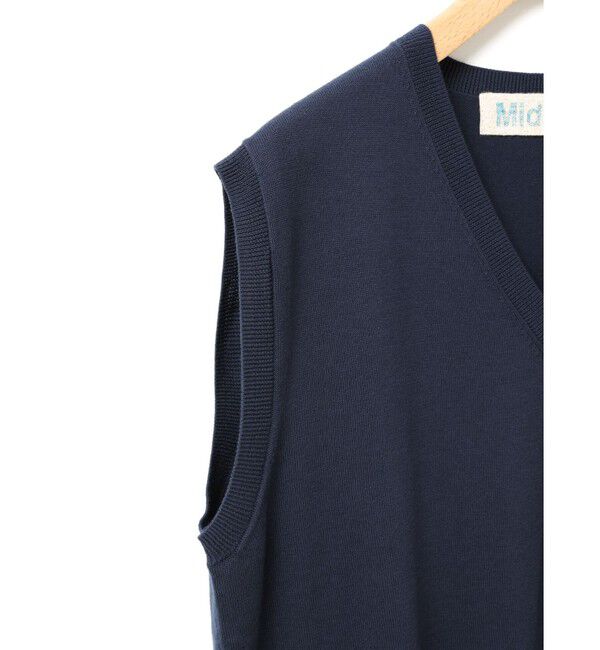 MidiUmi「MidiUmi ハイローVネックベスト」|ベスト・ジレ|