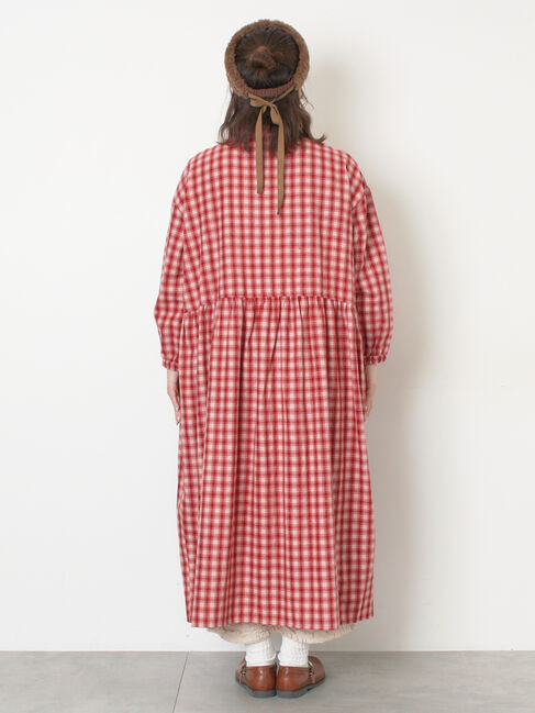 Samansa Mos2「【保温加工】バンドカラーワンピース ≪S/Mサイズ≫」|ワンピース|