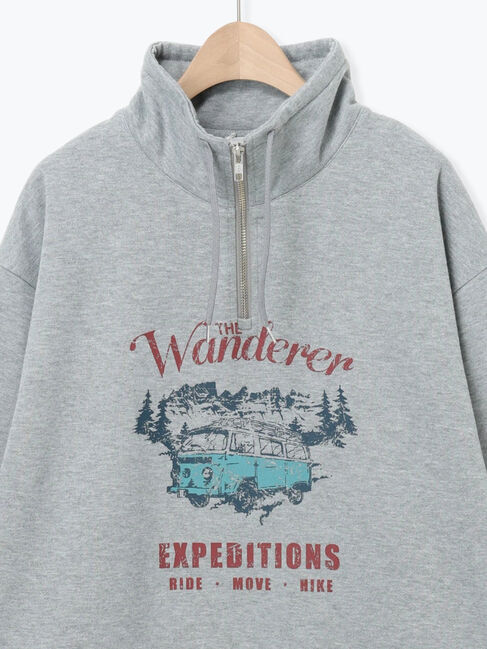 SM2「裏起毛ハーフジッププルオーバー」|Tシャツ・カットソー|