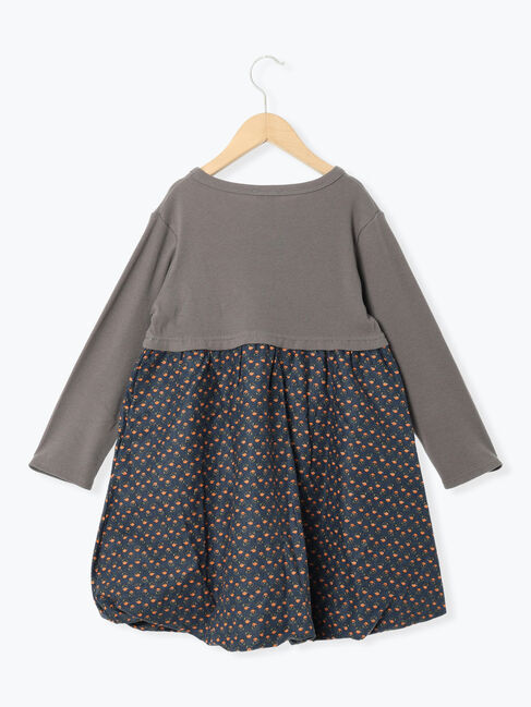 Samansa Mos2 Lagom「花柄ドッキングバルーンワンピース」|ワンピース|