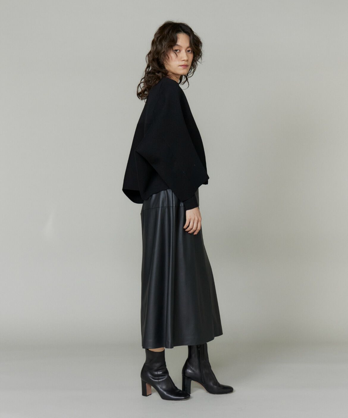 INED「ミラノリブカーディガン」|カーディガン|