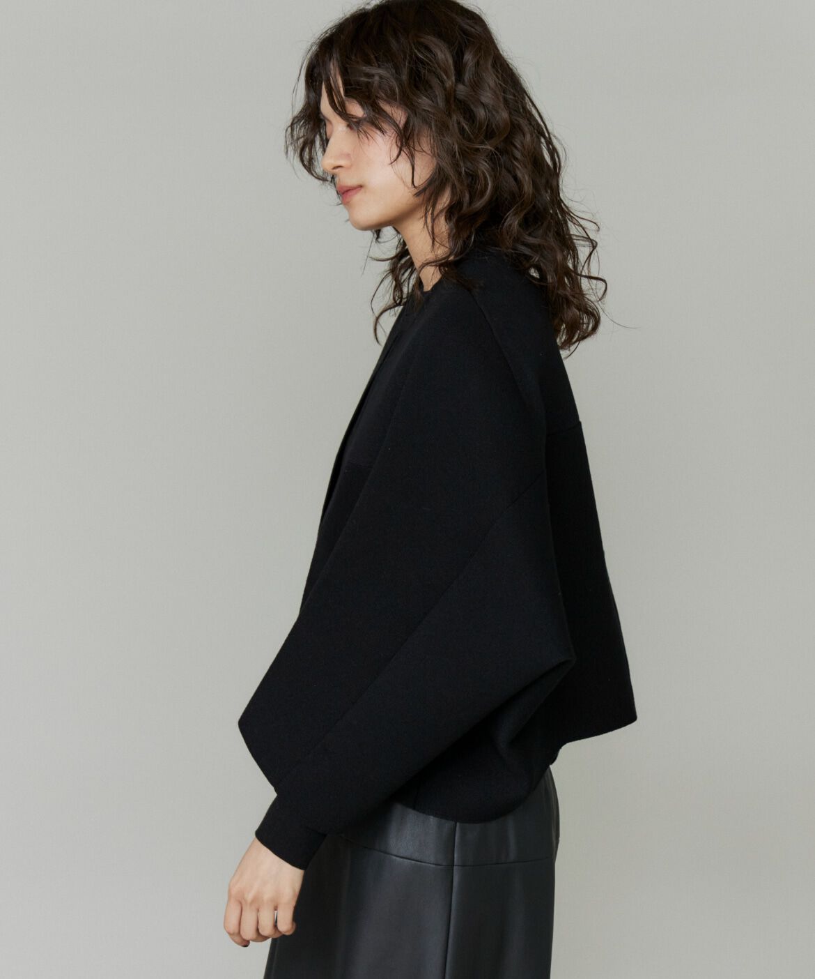 INED「ミラノリブカーディガン」|カーディガン|