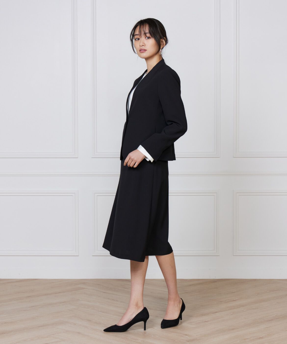 INED「《大きいサイズ》フレアスカート」|フレア|