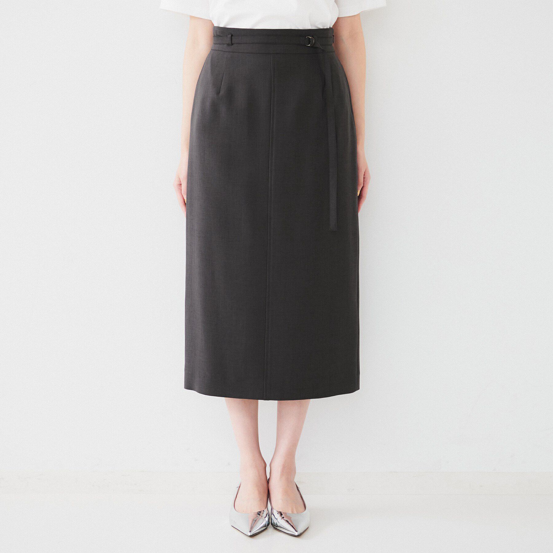 UNTITLED「【接触冷感/UV/セットアップ可能】ライトウェイト ナロースカート」|スカート|