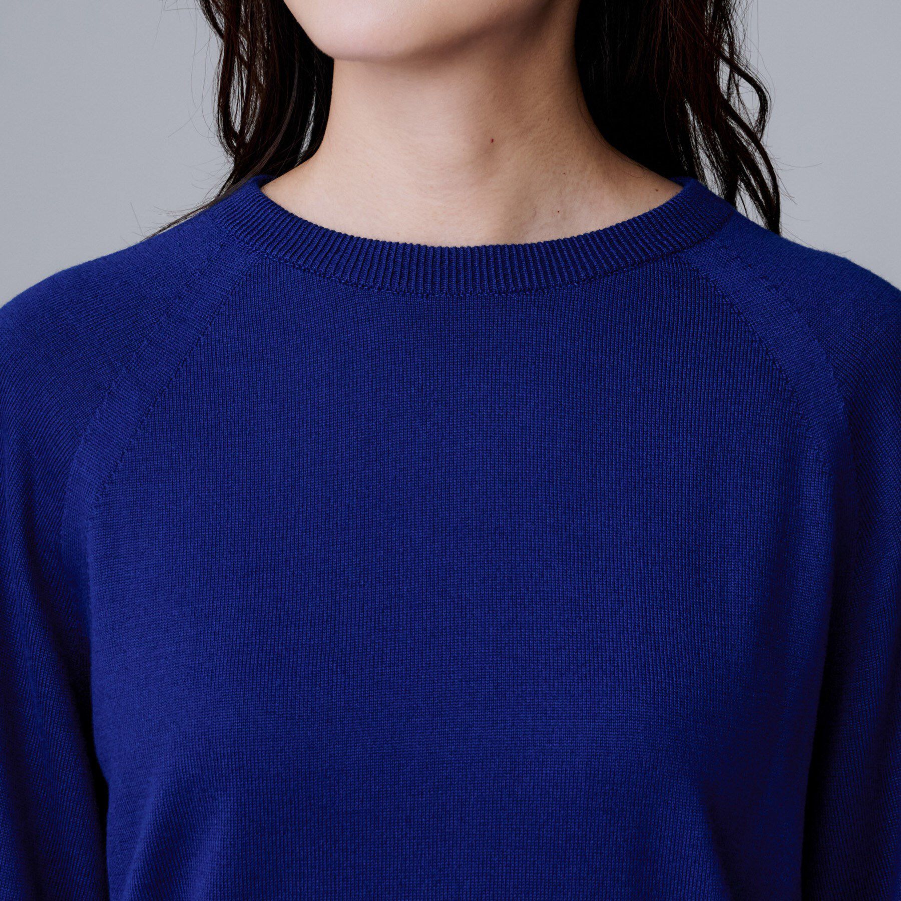 UNTITLED「【8色展開／コンパクト丈】レーヨン混 コクーンニット」|ニット・セーター|