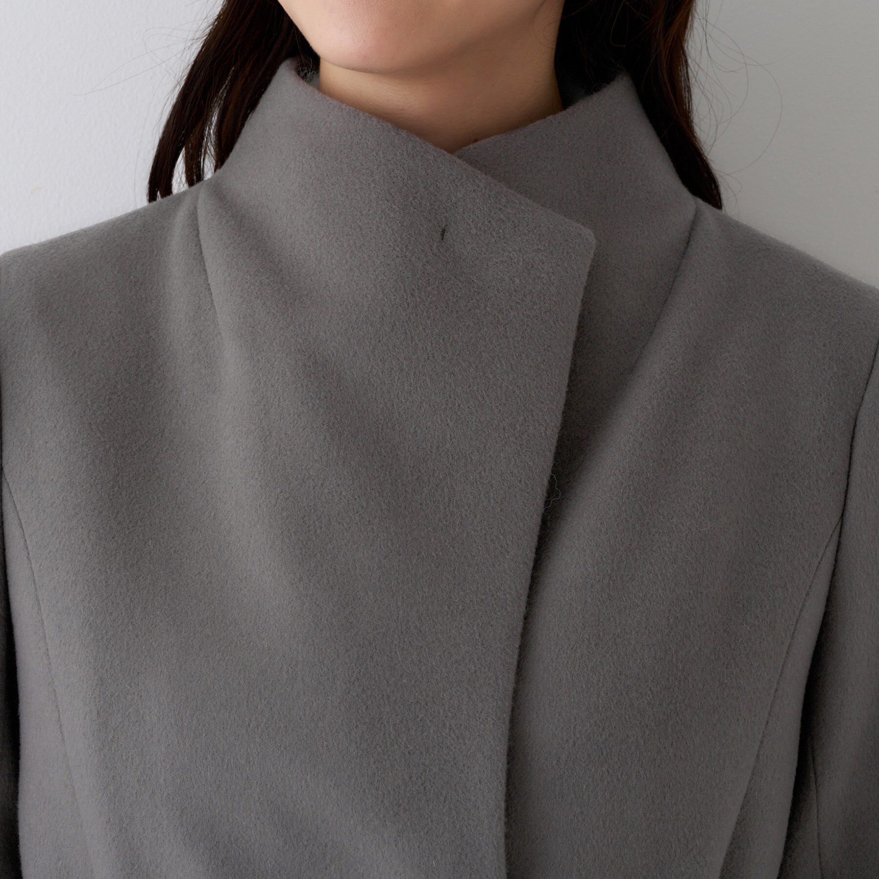 UNTITLED「【きれいめ/スタイリッシュ】2WAYスタンドカラーロングコート」|その他|