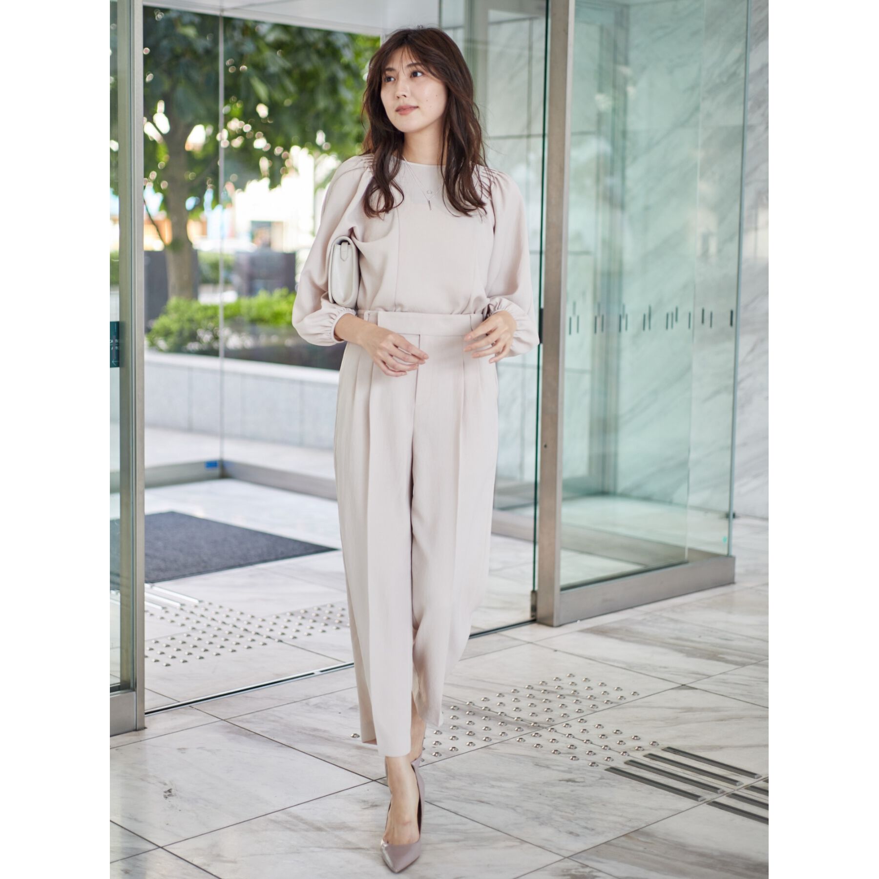 COUP DE CHANCE「【洗える／裏地無し】タック入りテーパードパンツ」|その他|