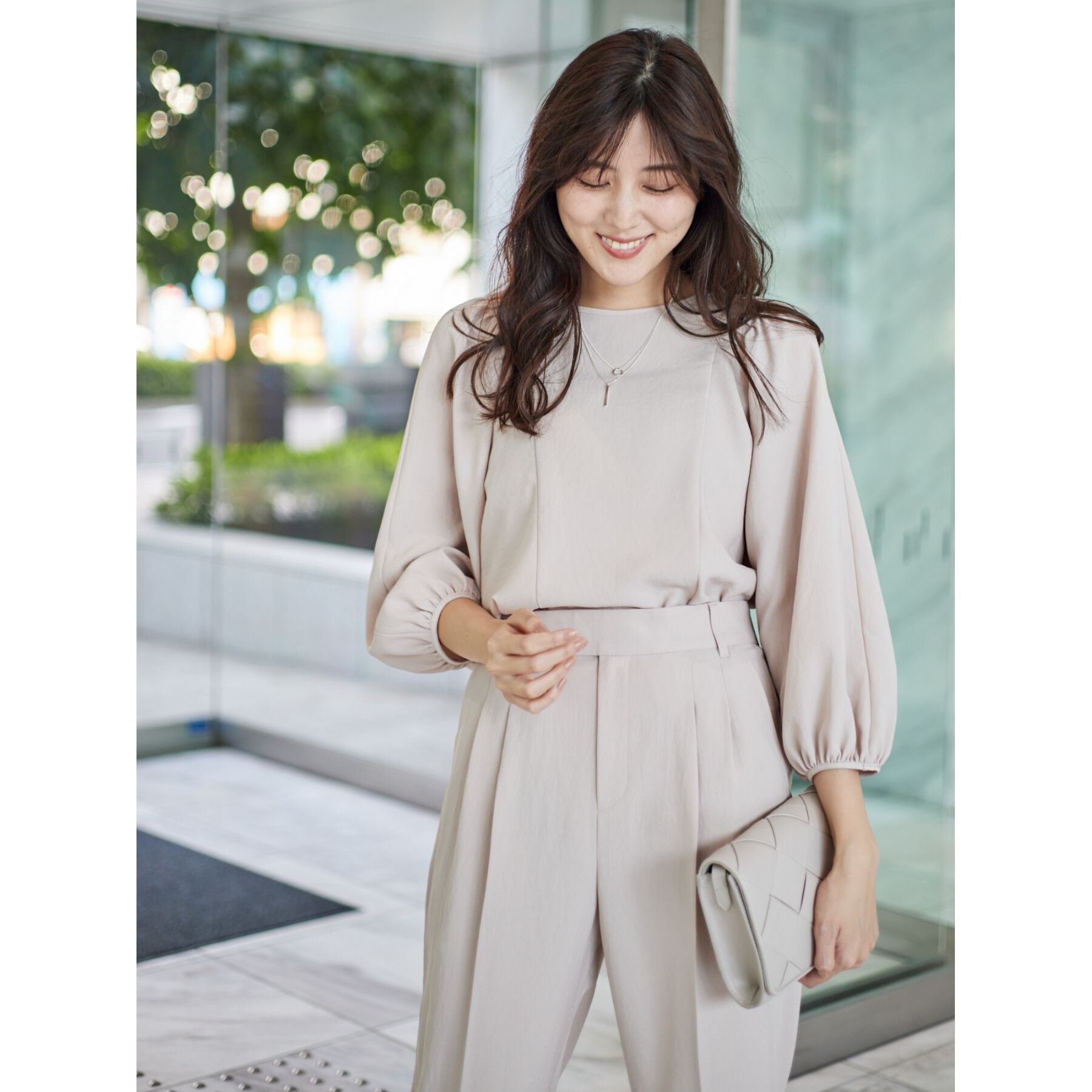 COUP DE CHANCE「【洗える／裏地無し】タック入りテーパードパンツ」|その他|