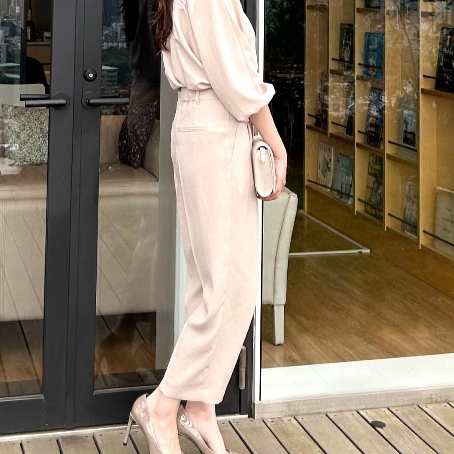 COUP DE CHANCE「【洗える／裏地無し】タック入りテーパードパンツ」|その他|