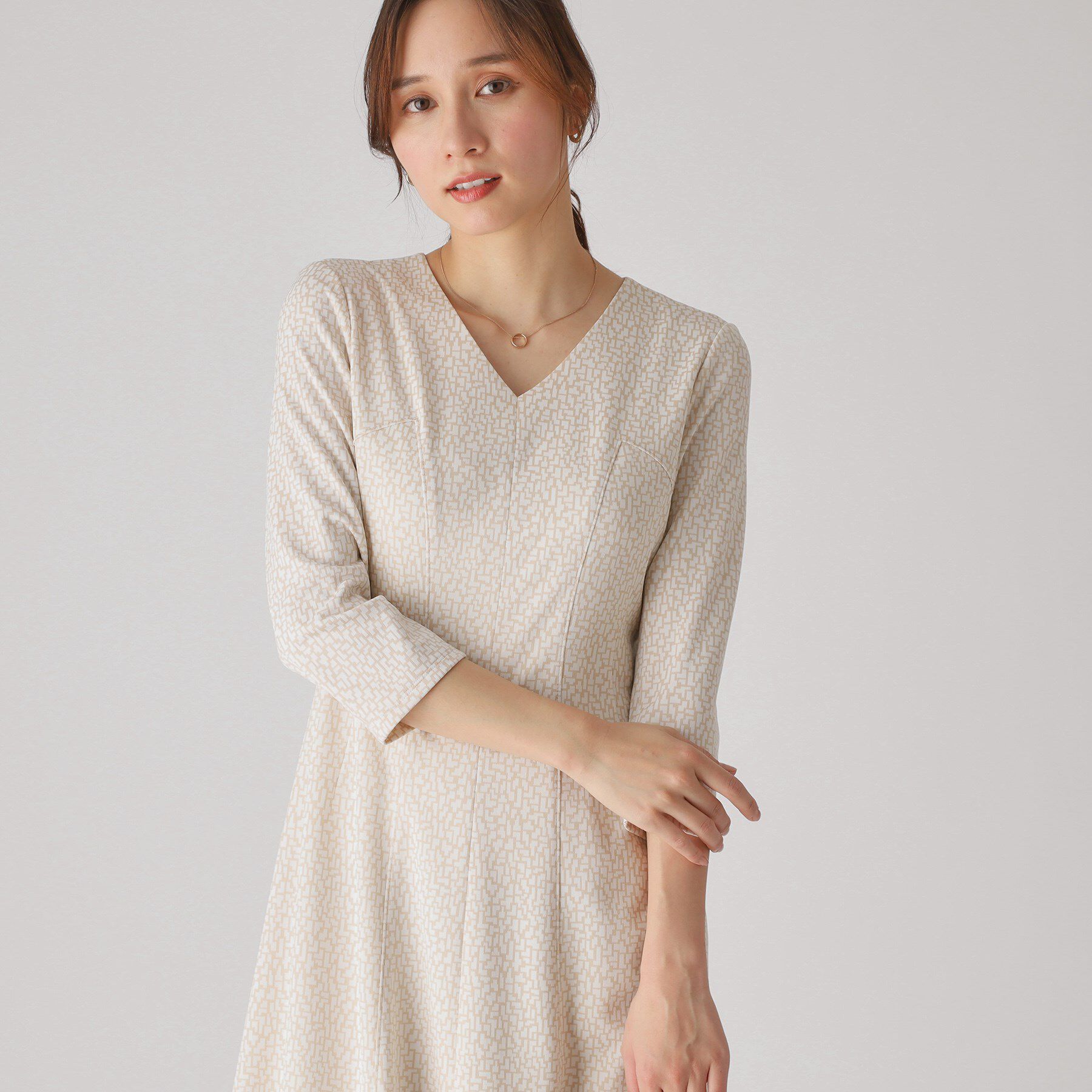 COUP DE CHANCE「【洗える／日本製】フレアワンピース」|ワンピース|