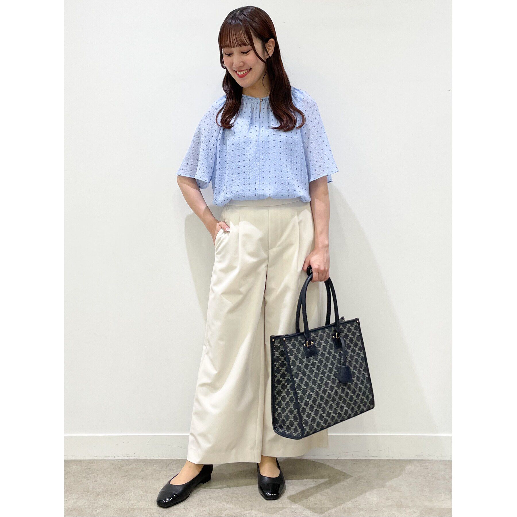 Reflect「【SALE／接触冷感／マシンウォッシュ可／ウエスト総ゴム】フルレングスワイドパンツ」|その他|