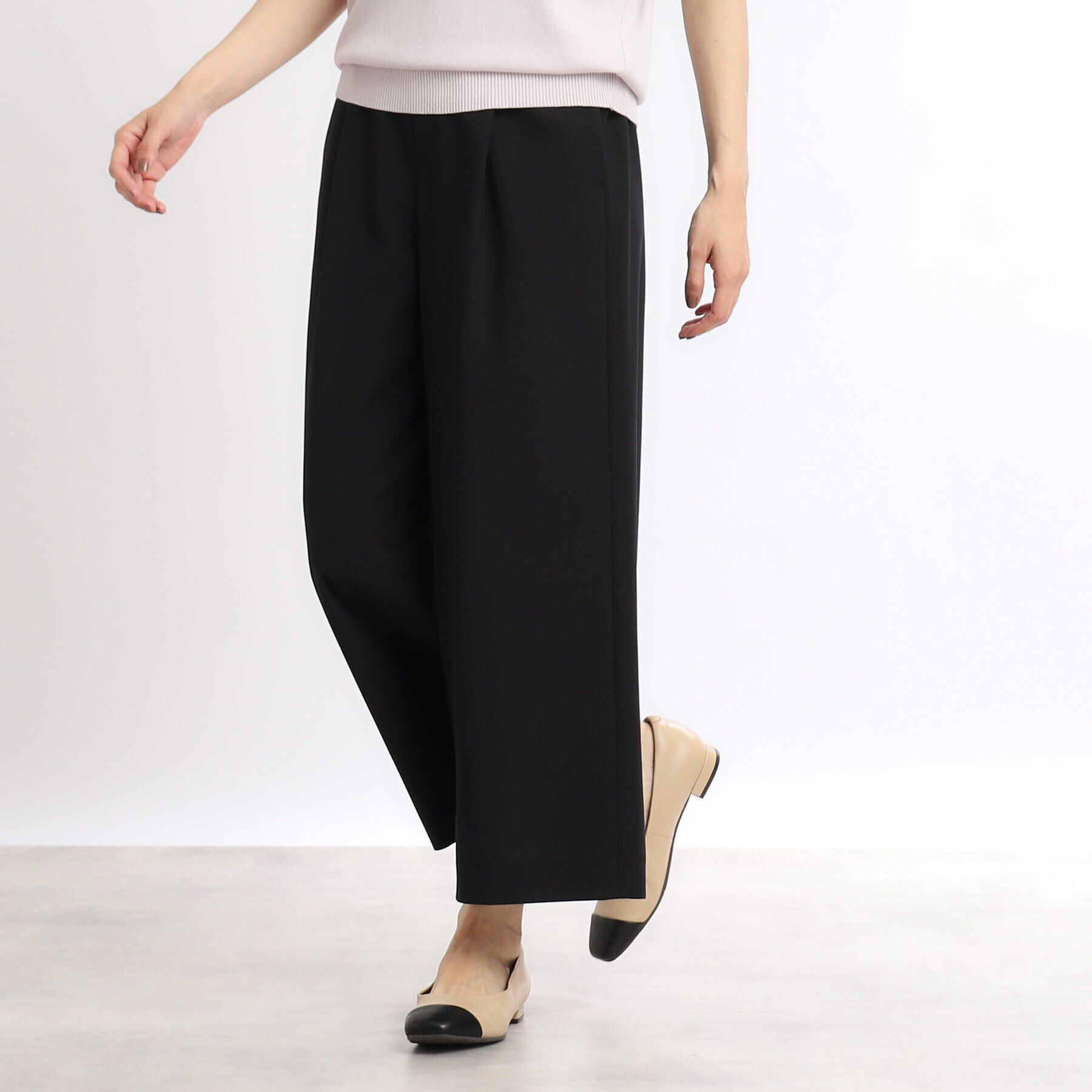 Reflect「【SALE／接触冷感／マシンウォッシュ可／ウエスト総ゴム】フルレングスワイドパンツ」|その他|