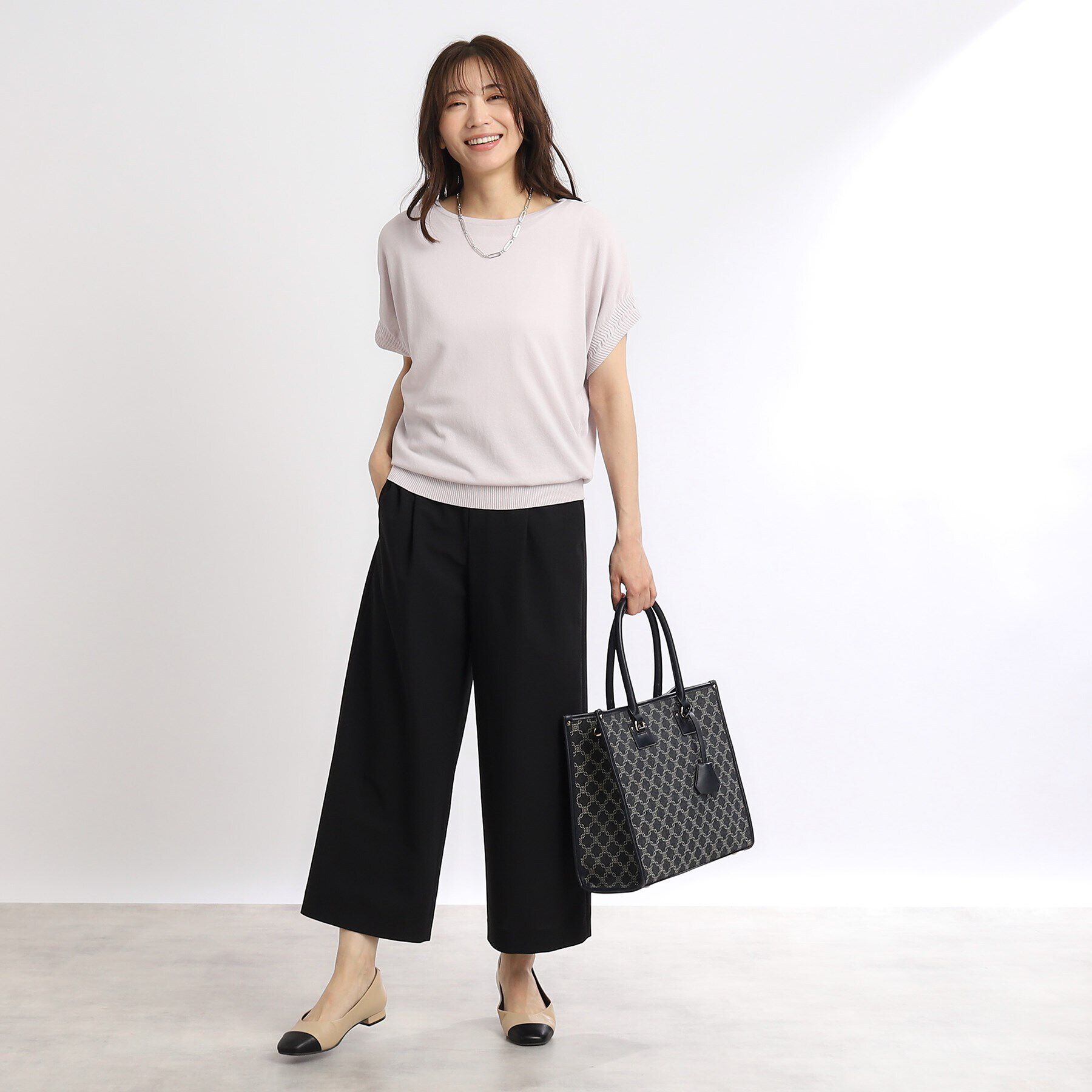 Reflect「【SALE／接触冷感／マシンウォッシュ可／ウエスト総ゴム】フルレングスワイドパンツ」|その他|