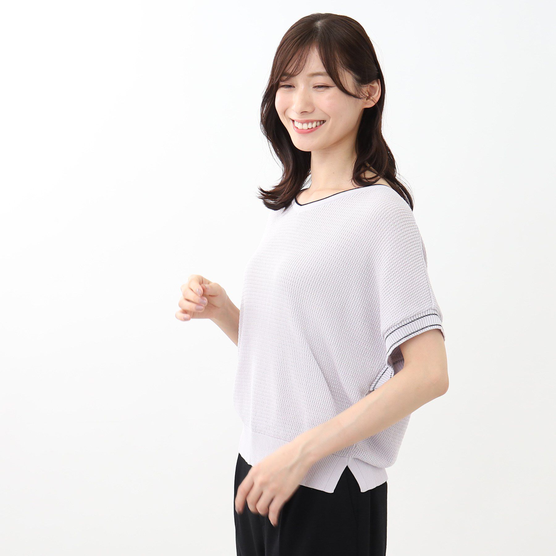 Reflect「【WEB限定カラーあり／洗える】ラメプルオーバーニット」|ニット・セーター|