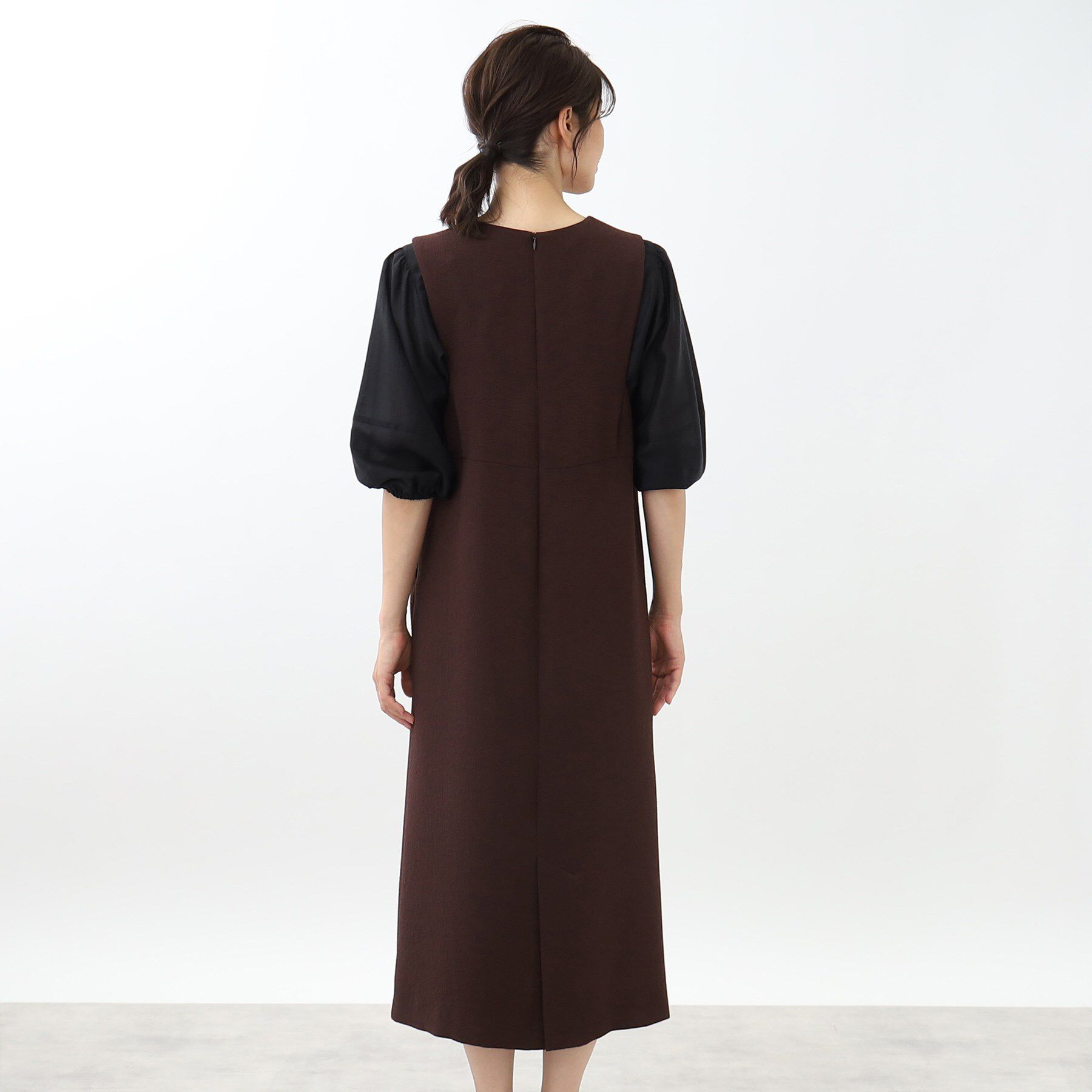 Reflect「【手洗い可／すっきり見え】大人ジャンパードレス」|ワンピース|