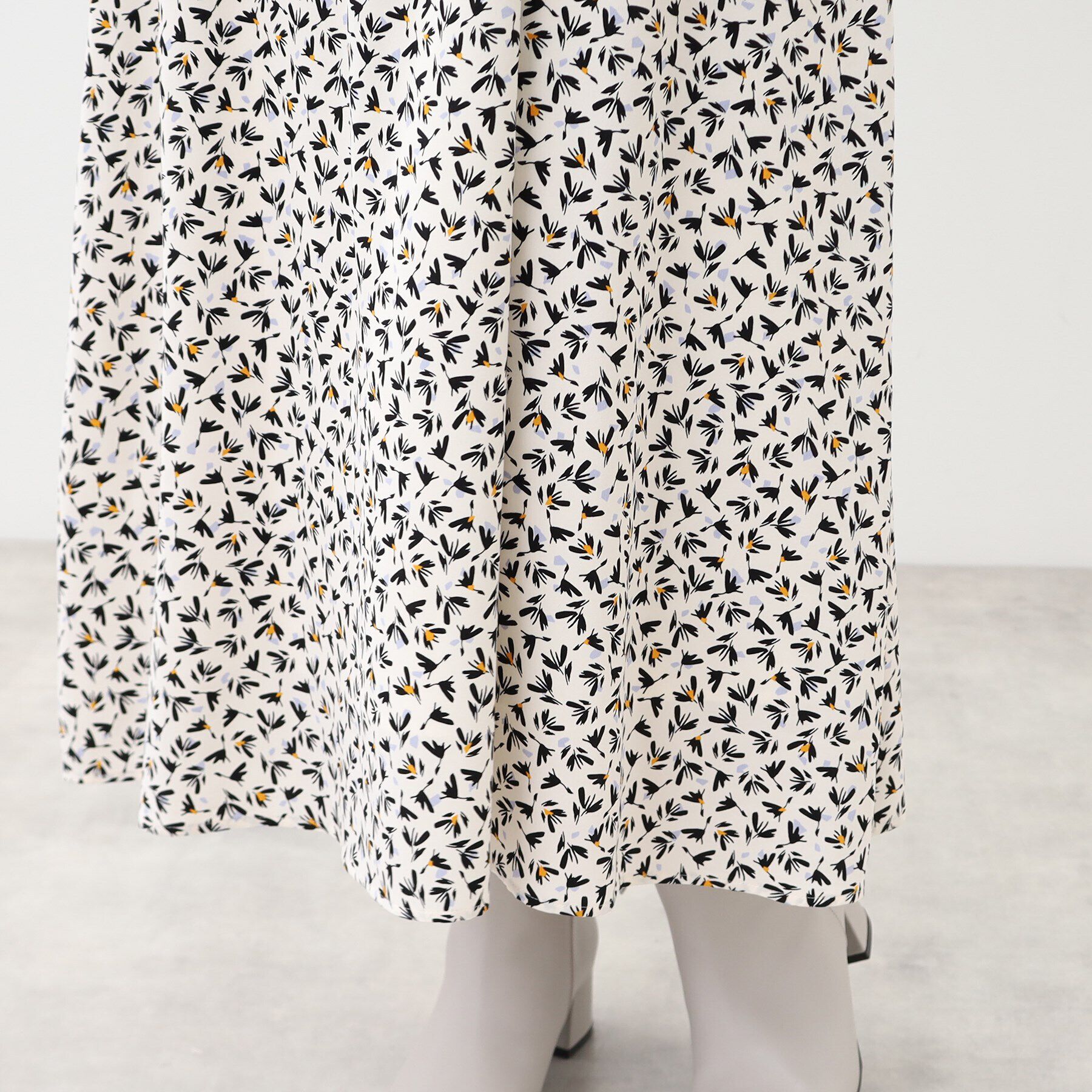 Reflect「【マシンウォッシュ可】フラワープリントワンピース」|ワンピース|