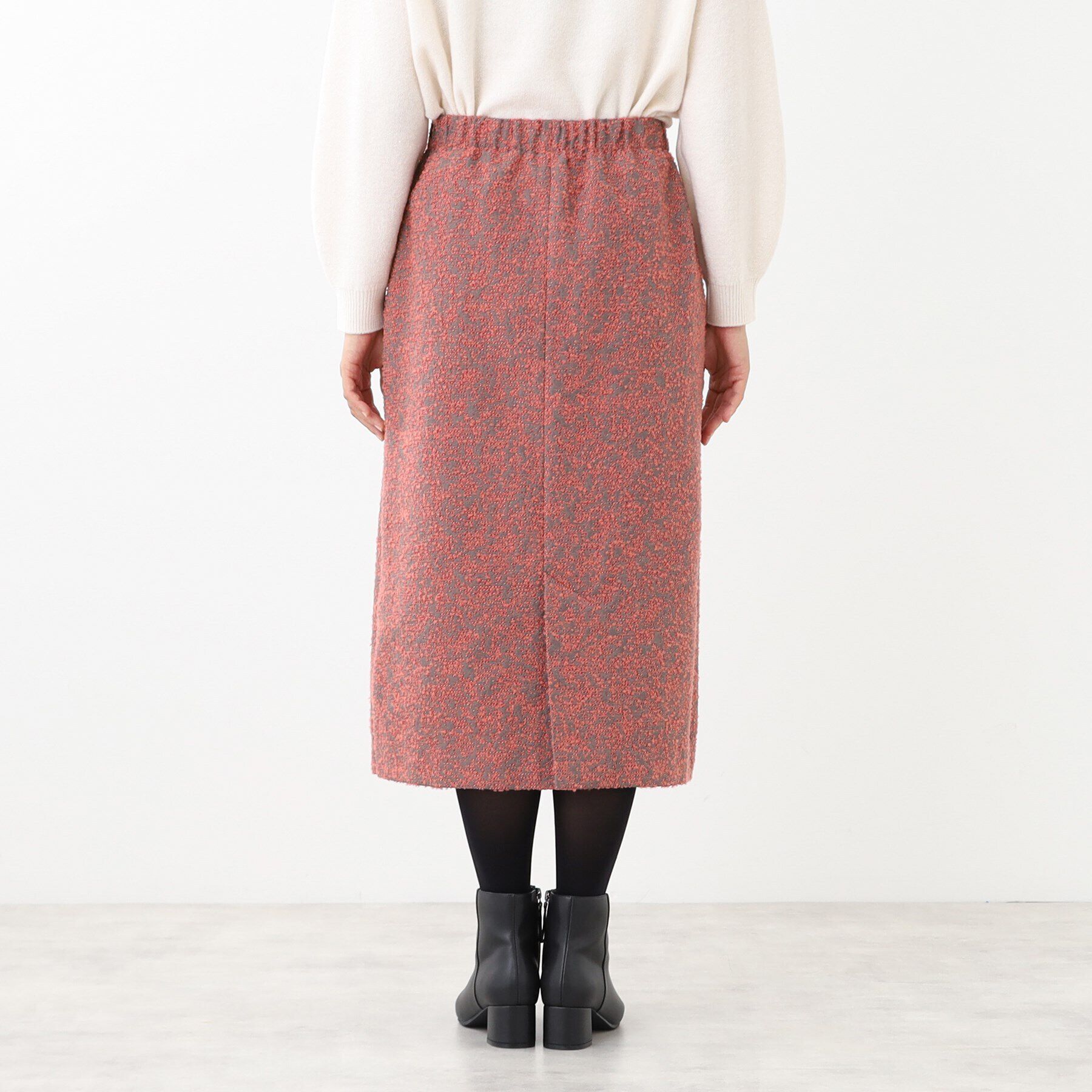 Reflect「フラワージャカードタイトスカート」|スカート|