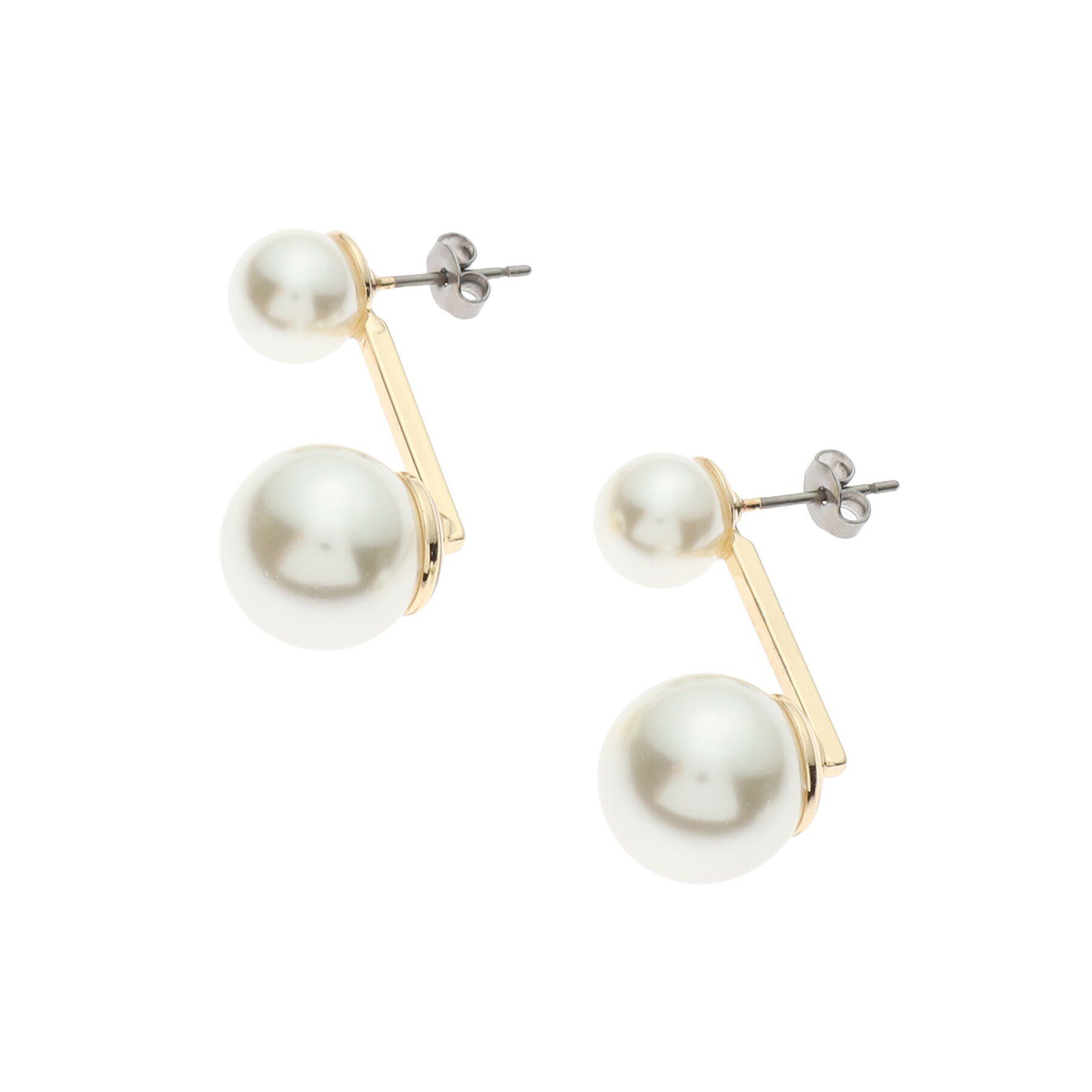 Reflect「【フォーマルにも使える】パール調イヤーアクセサリー」|ピアス|ゴールド(007)