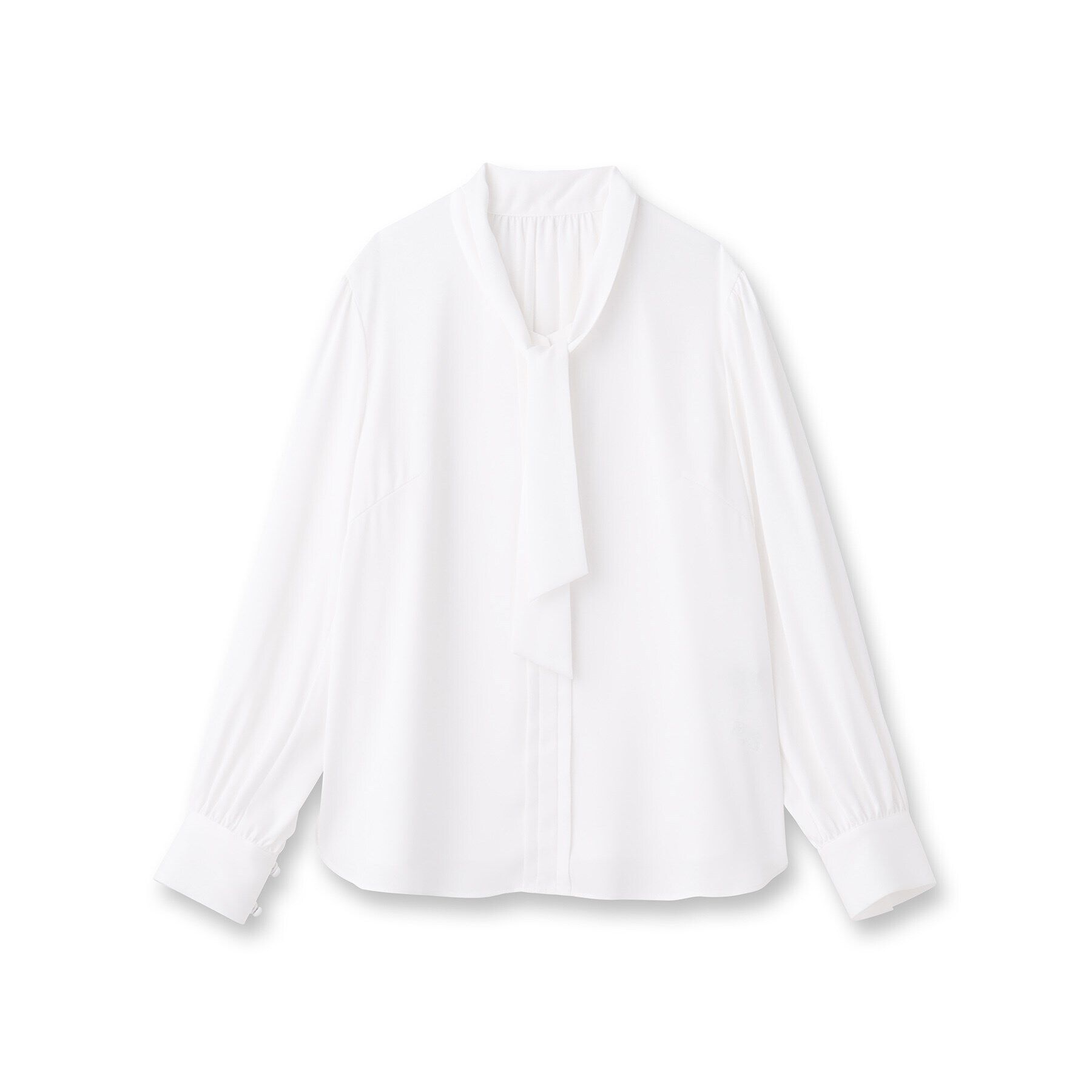 Reflect「【夏SALE／フォーマル/マシンウォッシュ可】シルキーボウタイデザインブラウス」|シャツ・ブラウス|