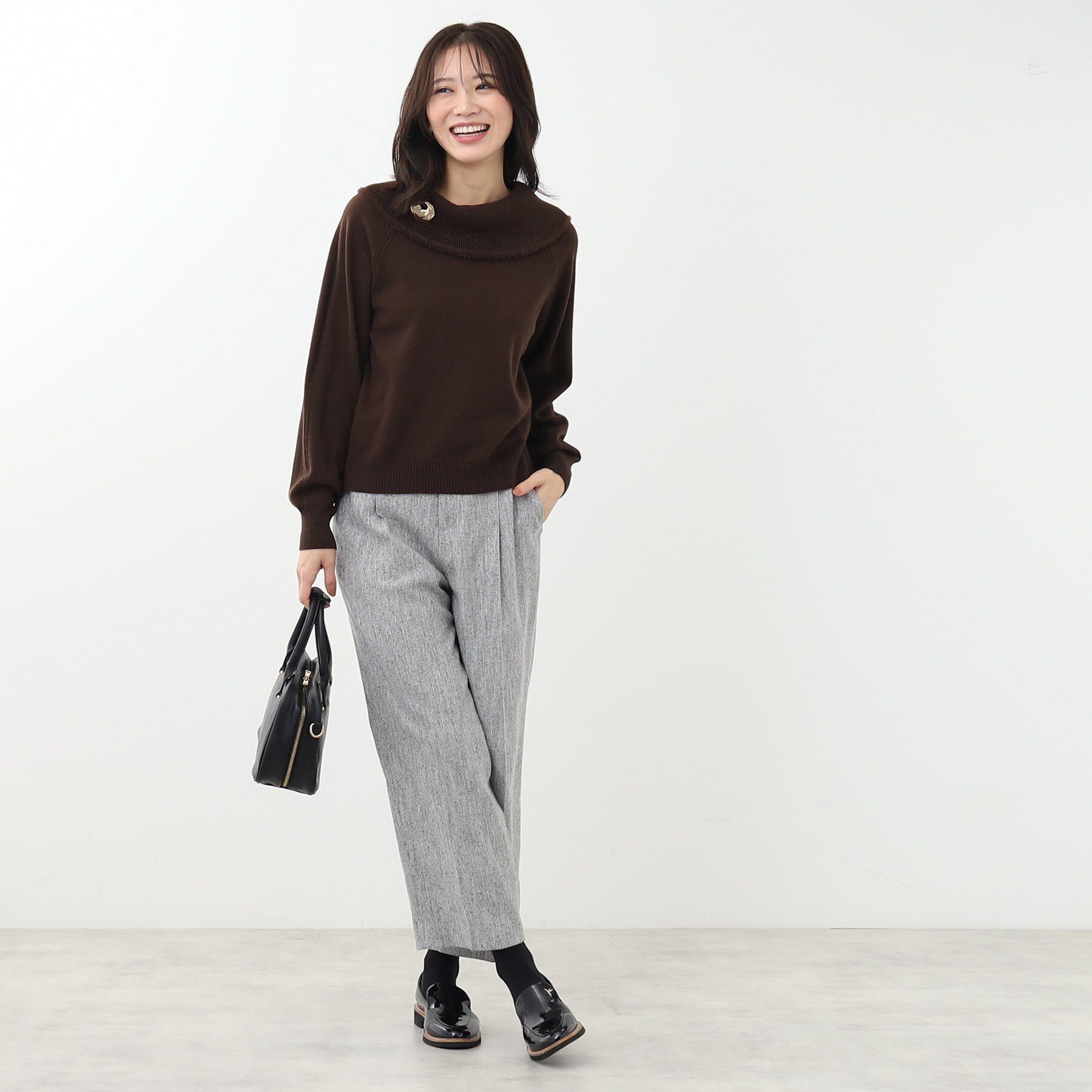 Reflect「【手洗い可】華やかオフタートルニット」|ニット・セーター|