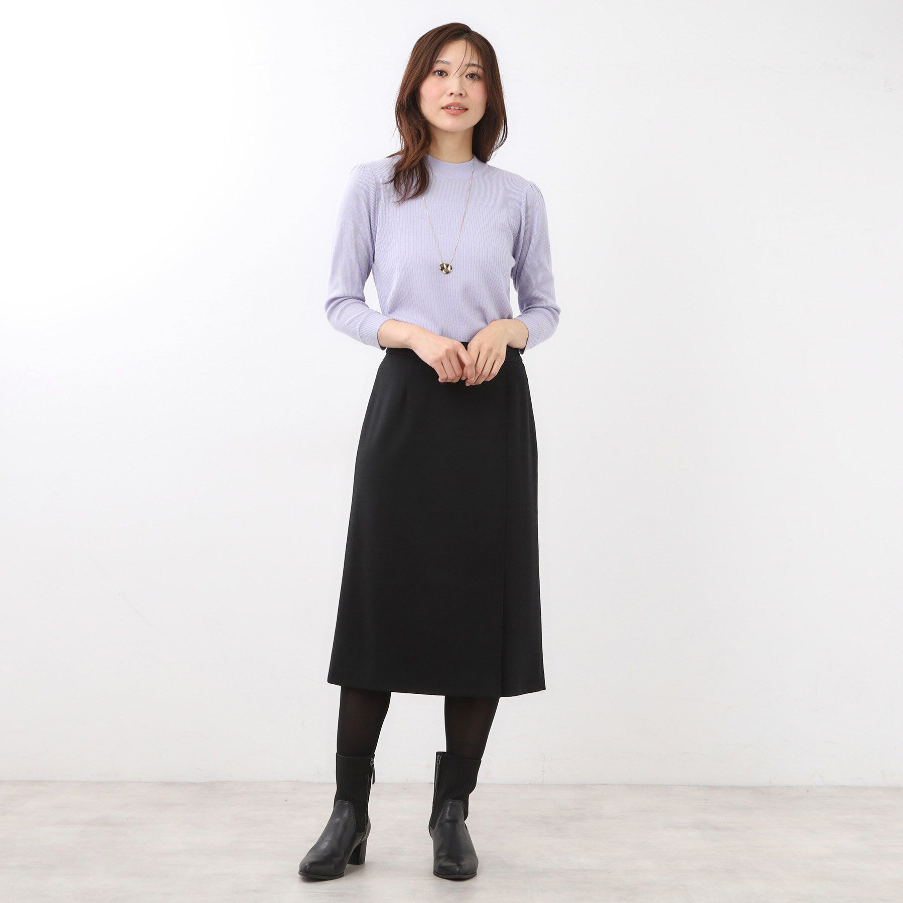 Reflect「【すっきりシルエット／通勤におすすめ◎】キレイめジャージタイトスカート」|スカート|