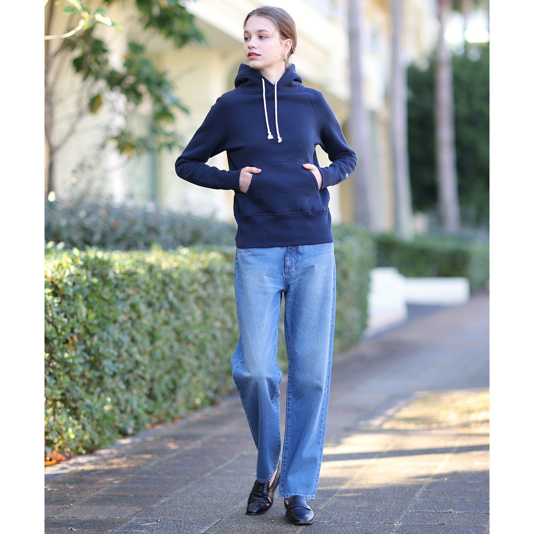 DRESSTERIOR「【洗える】テーパードコンフォートデニム」|デニム|