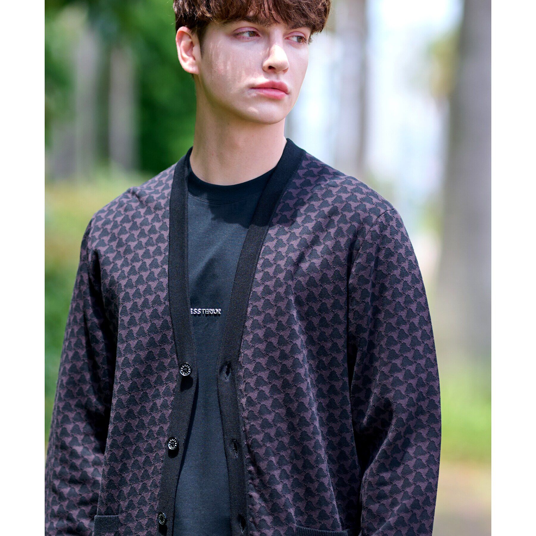 DRESSTERIOR「トリニティジャカード カーディガン」|カーディガン|