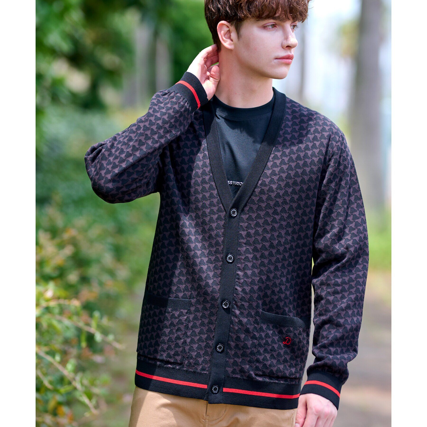 DRESSTERIOR「トリニティジャカード カーディガン」|カーディガン|