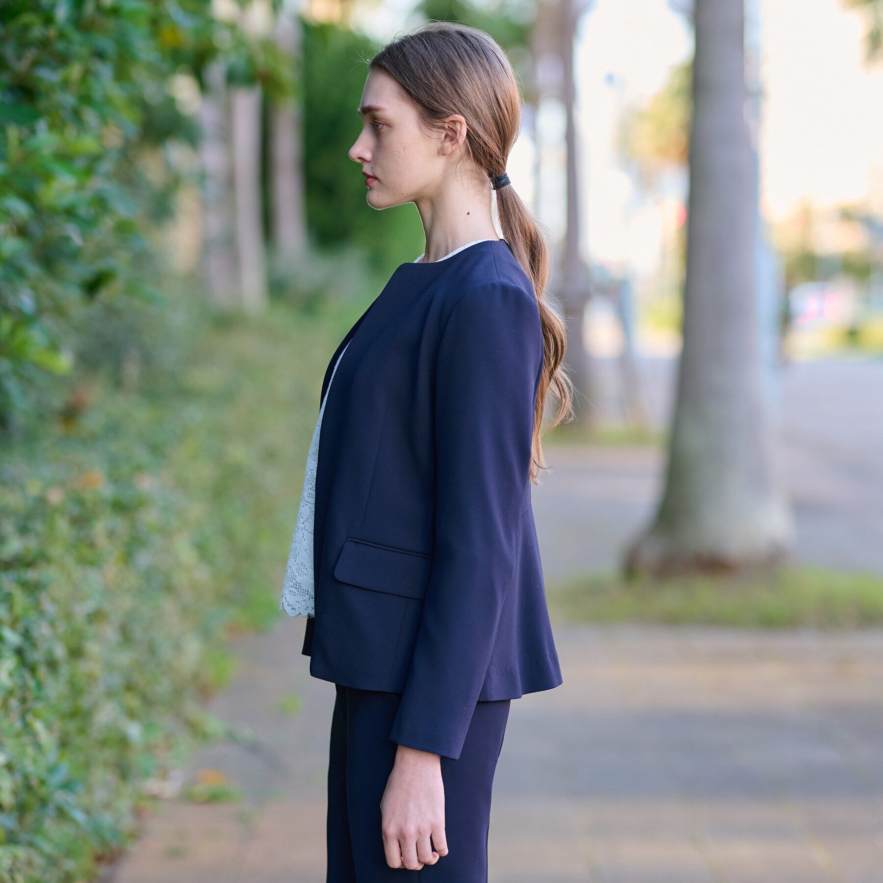 DRESSTERIOR「【セットアップ可/セレモニー】オケージョンSETUPジャケット」|ノーカラージャケット|