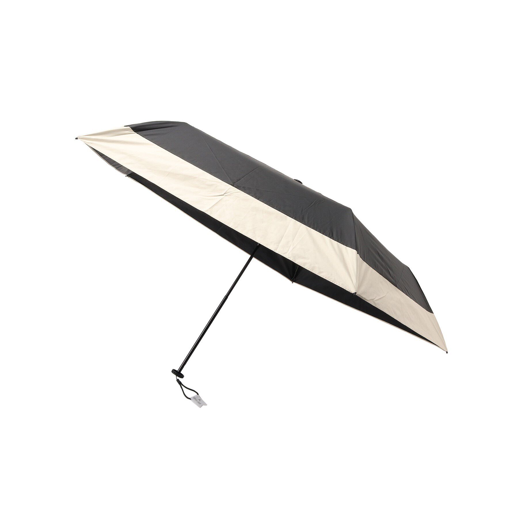 grove「【遮光・軽量】スーパーライト ／ バイカラー ミニ」|傘|ブラック(019)