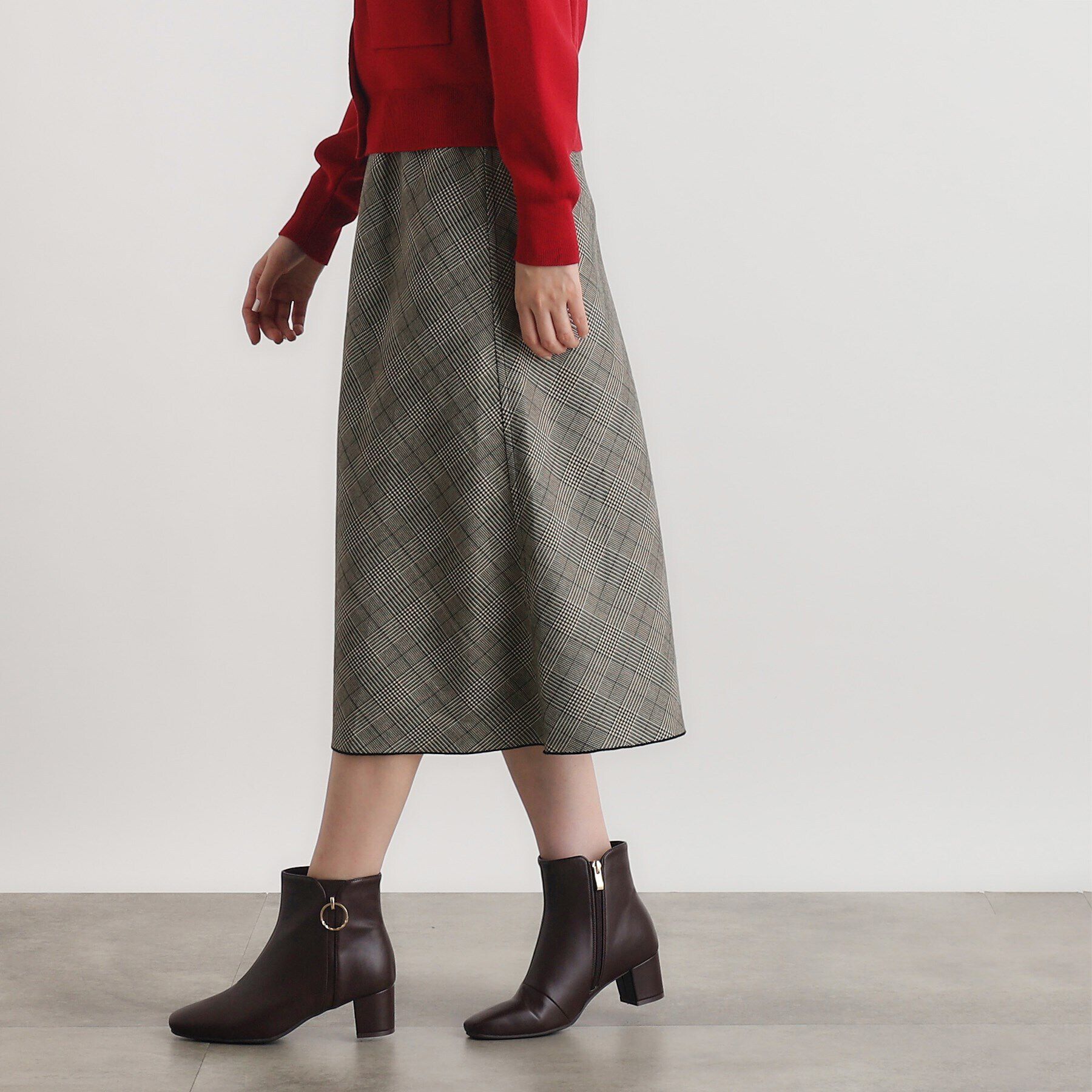 grove「リバーシブルフレアスカート」|スカート|