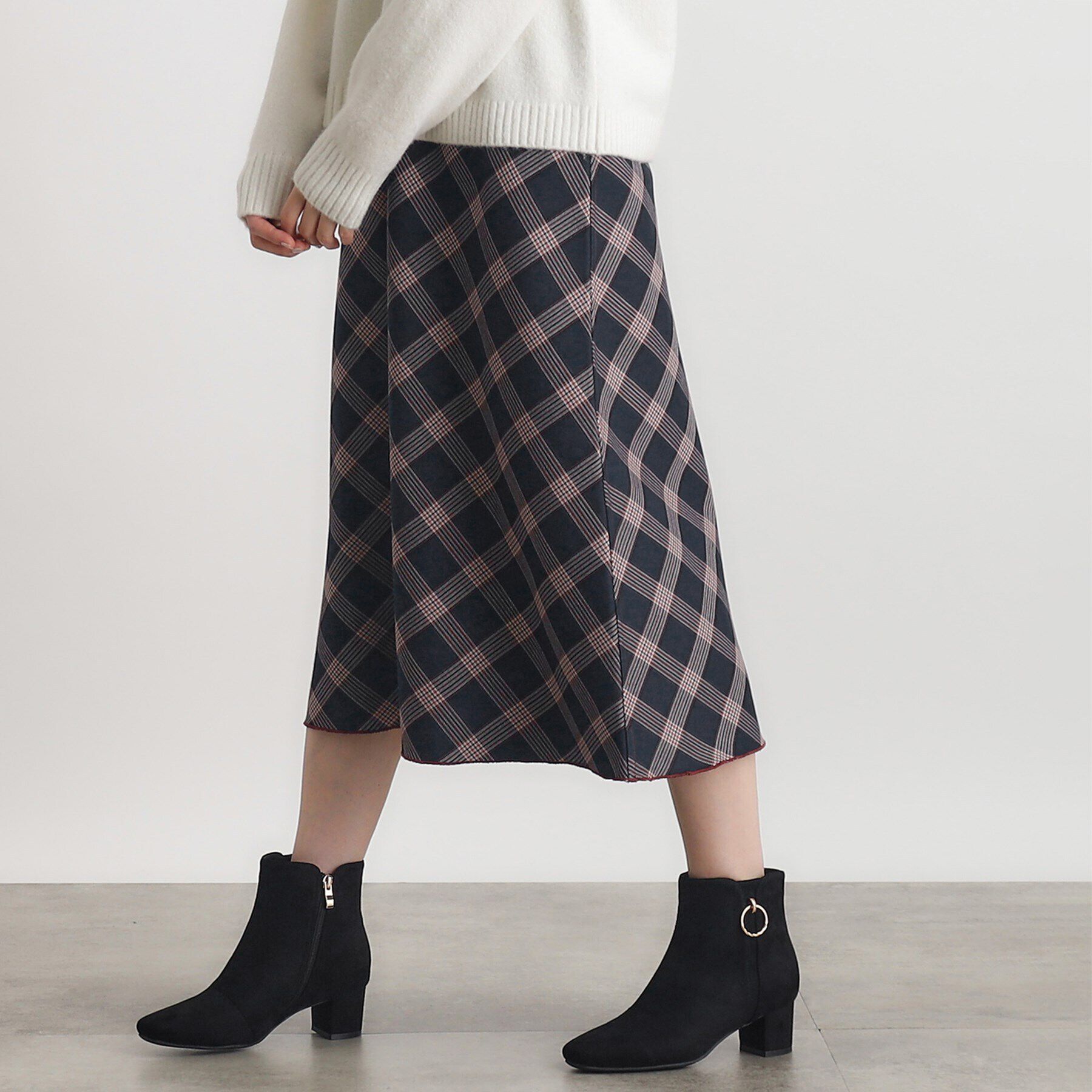 grove「リバーシブルフレアスカート」|スカート|