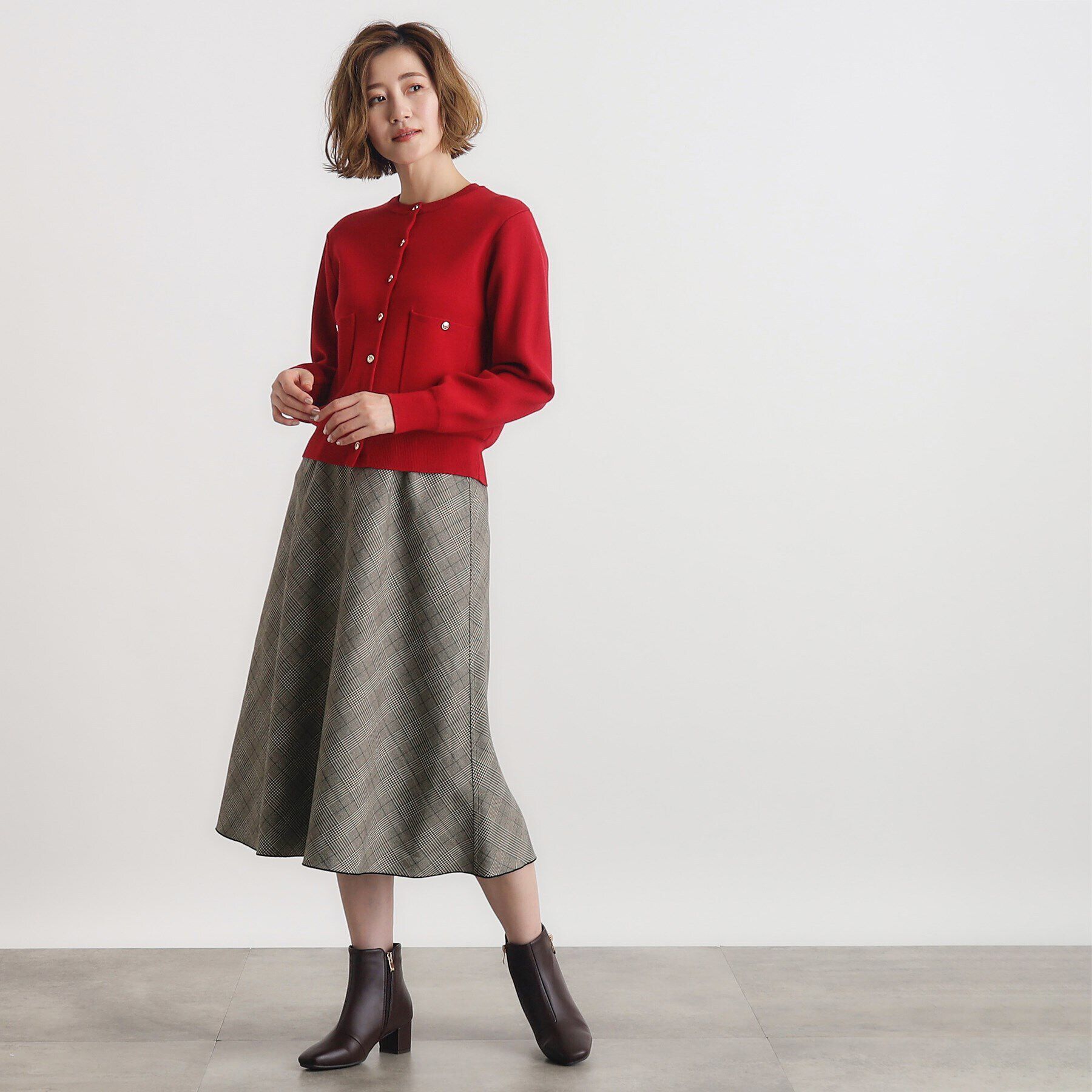 grove「リバーシブルフレアスカート」|スカート|