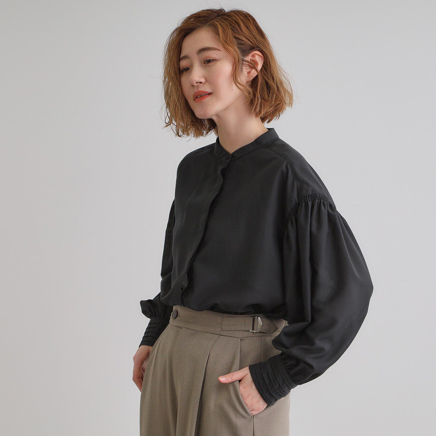 grove「2WAYシアーボウタイブラウス」|シャツ・ブラウス|