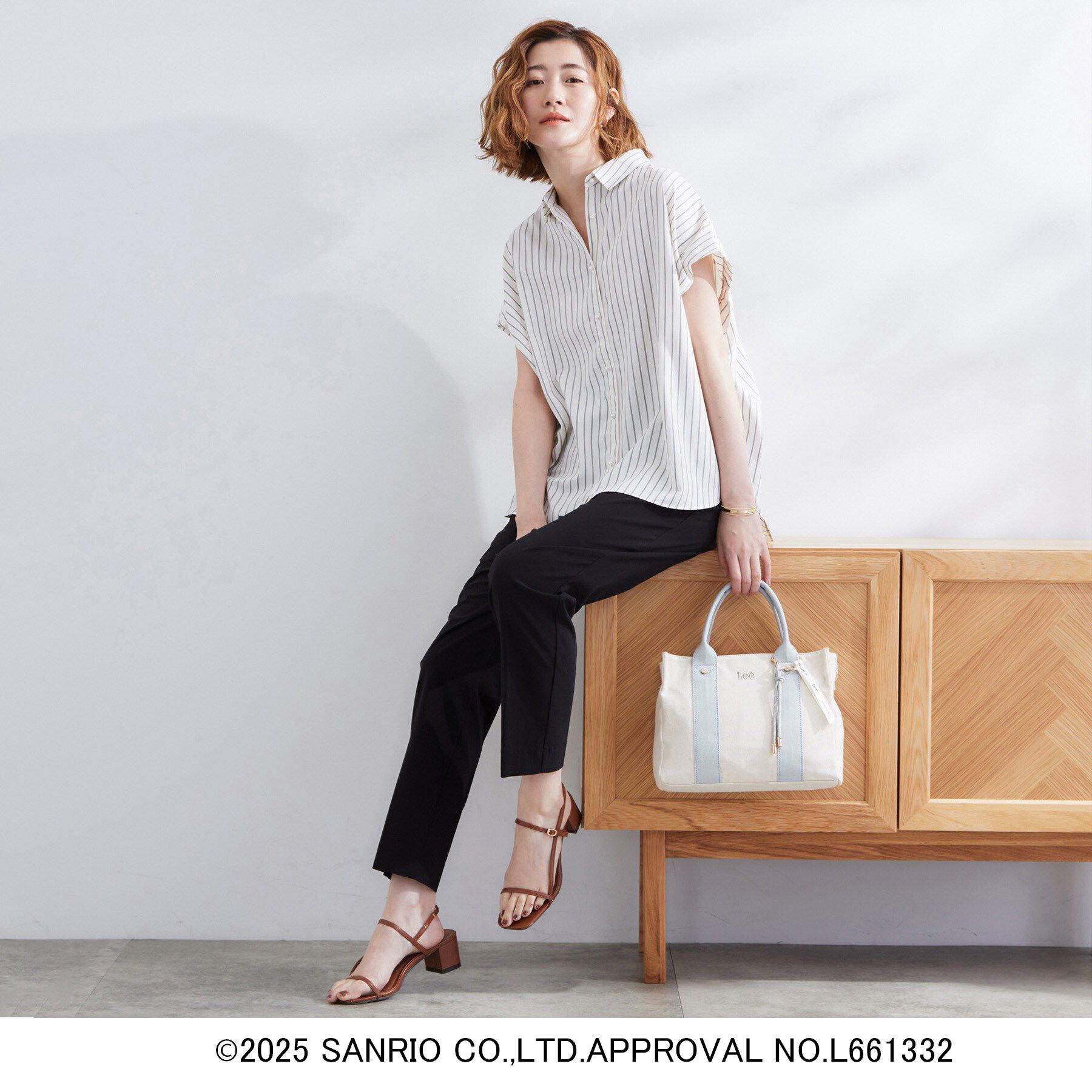 grove「【Lee&times;Kiki＆Lalaコラボ】スクエアキャンバストート」|トートバッグ|