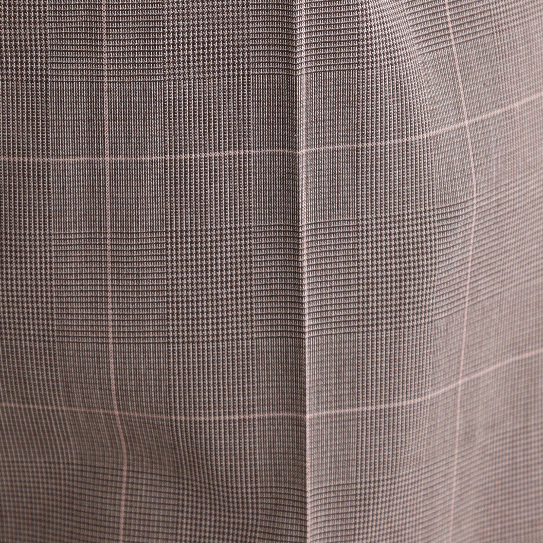 INDIVI「【褒められパンツ／ウエストゴム】チェック柄ワイドパンツ」|その他|