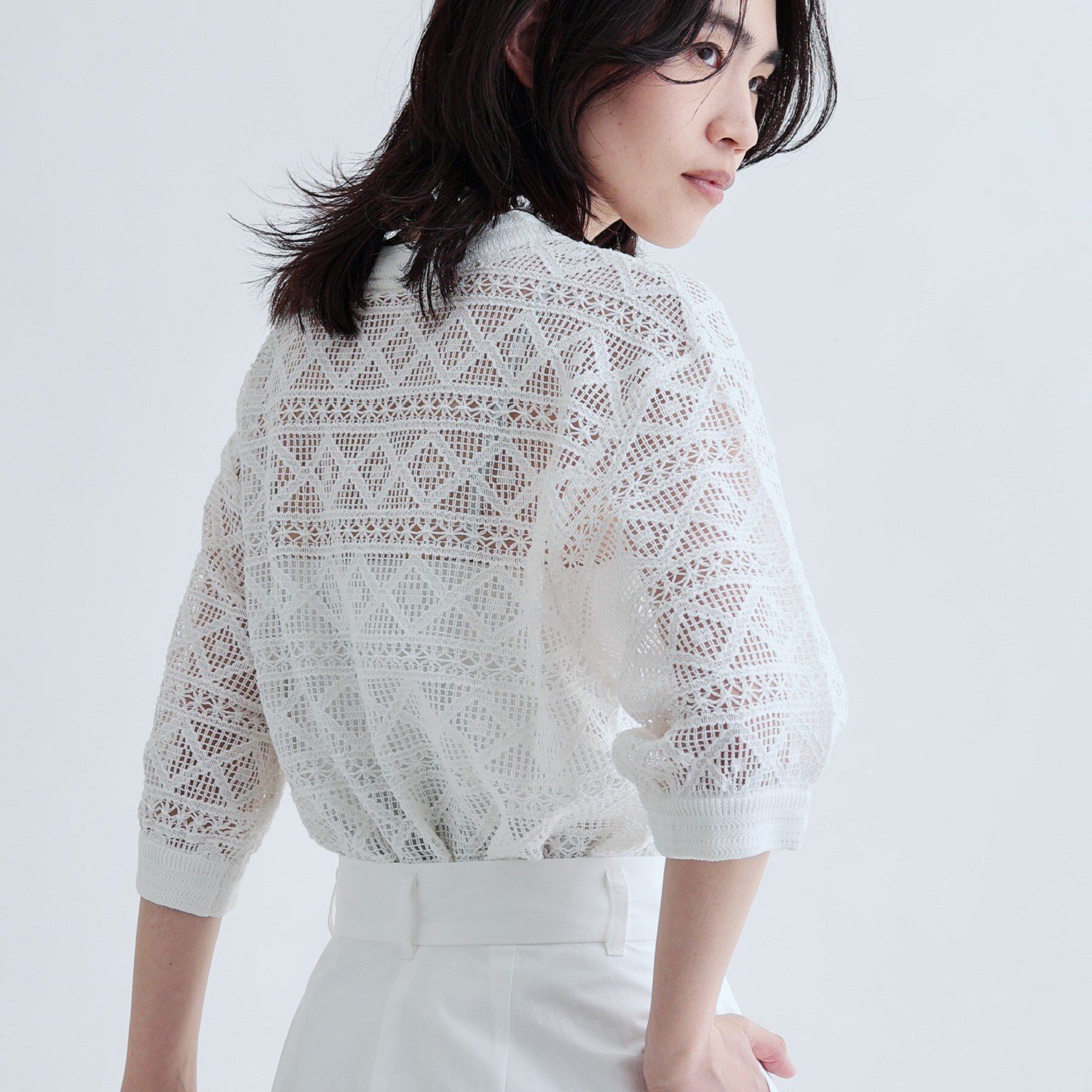 GALLEST「レースプルオーバー」|Tシャツ・カットソー|