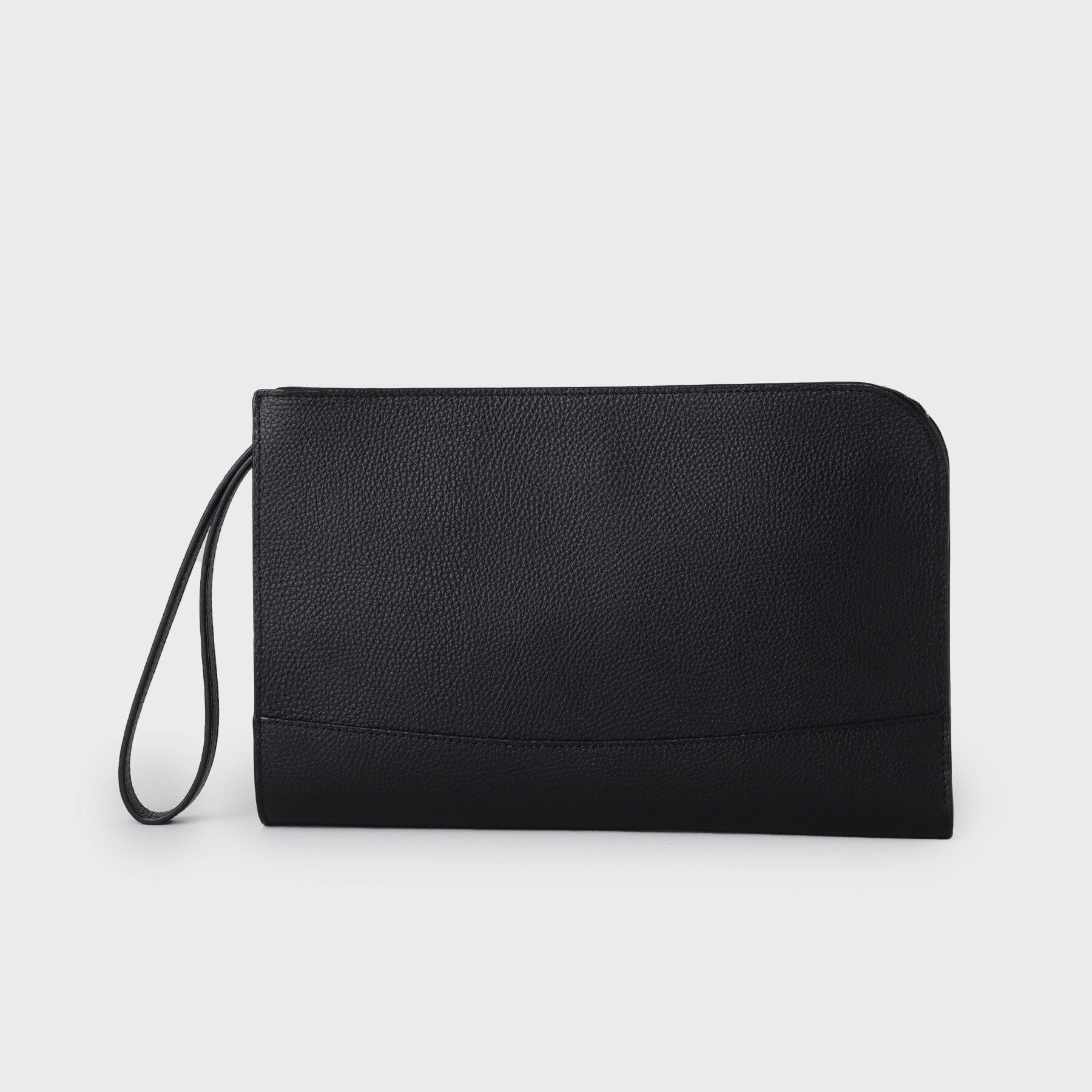 TAKEO KIKUCHI「【冠婚葬祭】ブラックレザー クラッチバッグ」|クラッチバッグ|