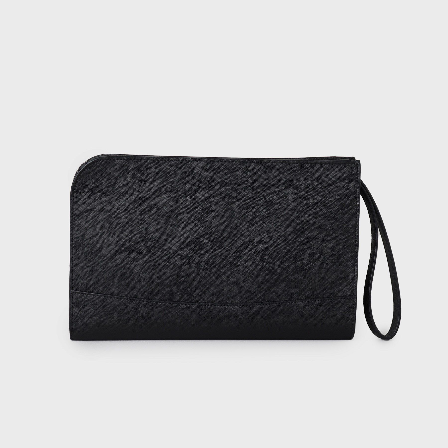 TAKEO KIKUCHI「【冠婚葬祭】ブラックレザー クラッチバッグ」|クラッチバッグ|