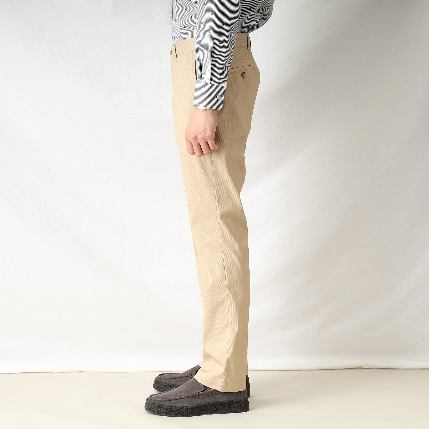 TAKEO KIKUCHI「ハイストレッチ ピケ スリム パンツ」|その他|